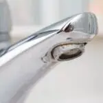 limescale in the bathrooms