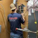 Adams Plumbing & Drain Company replacing a water heater in D’Iberville, Mobile, AL