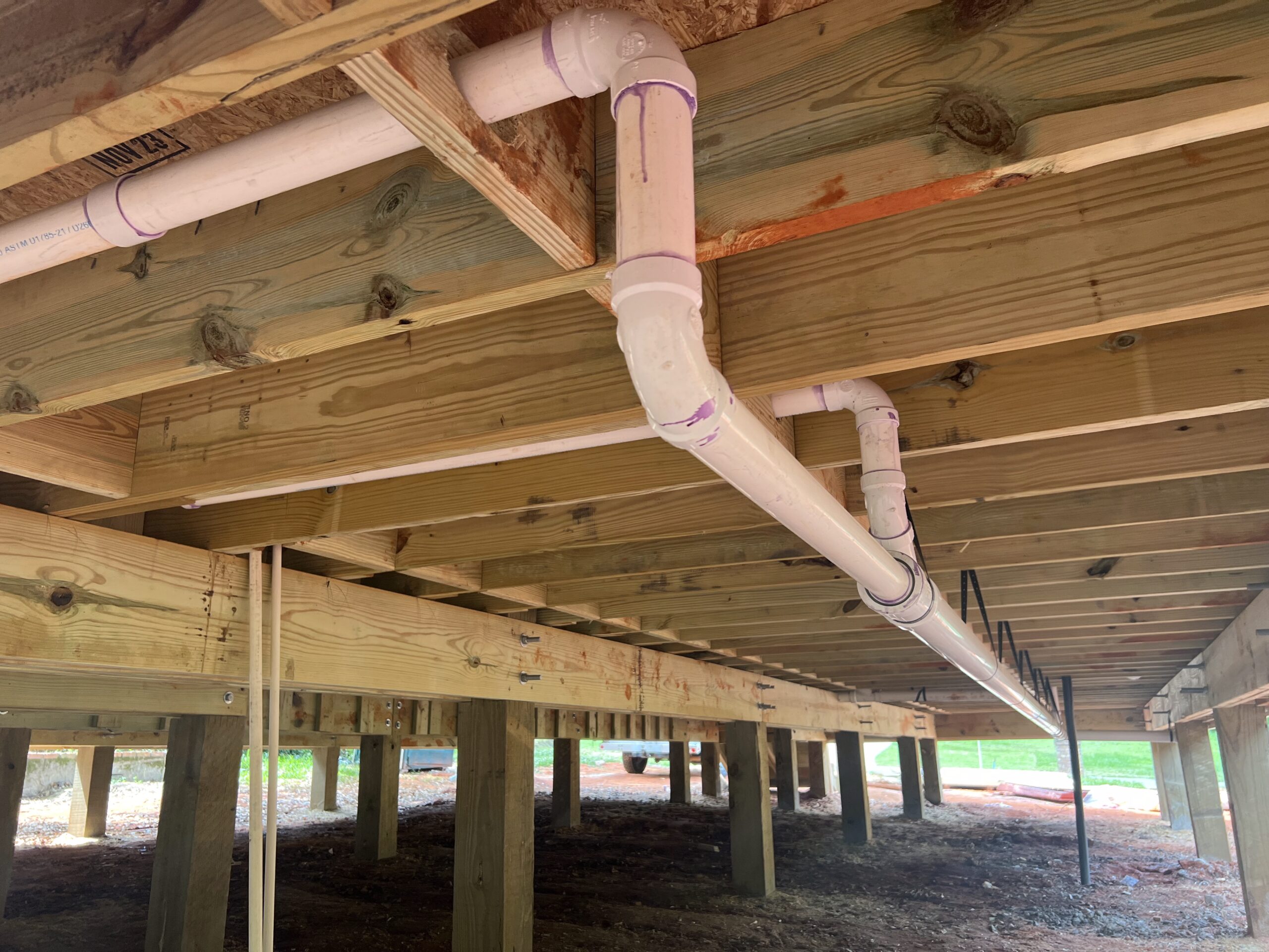 Adams Plumbing & Drain Company performing plumbing installation in Jackson Creek, Mobile, AL
