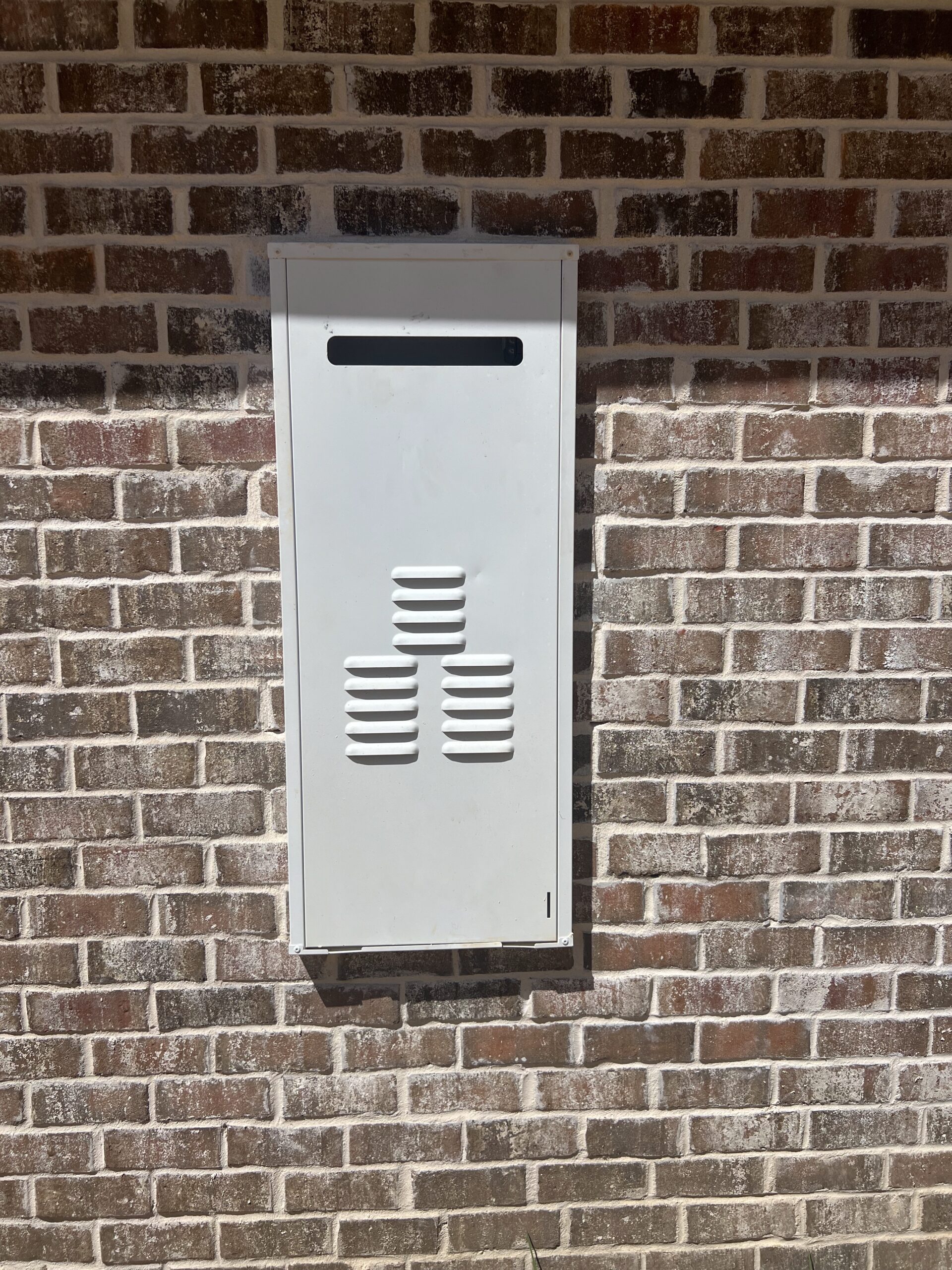 Adams Plumbing & Drain Company is installing a new tankless water heater