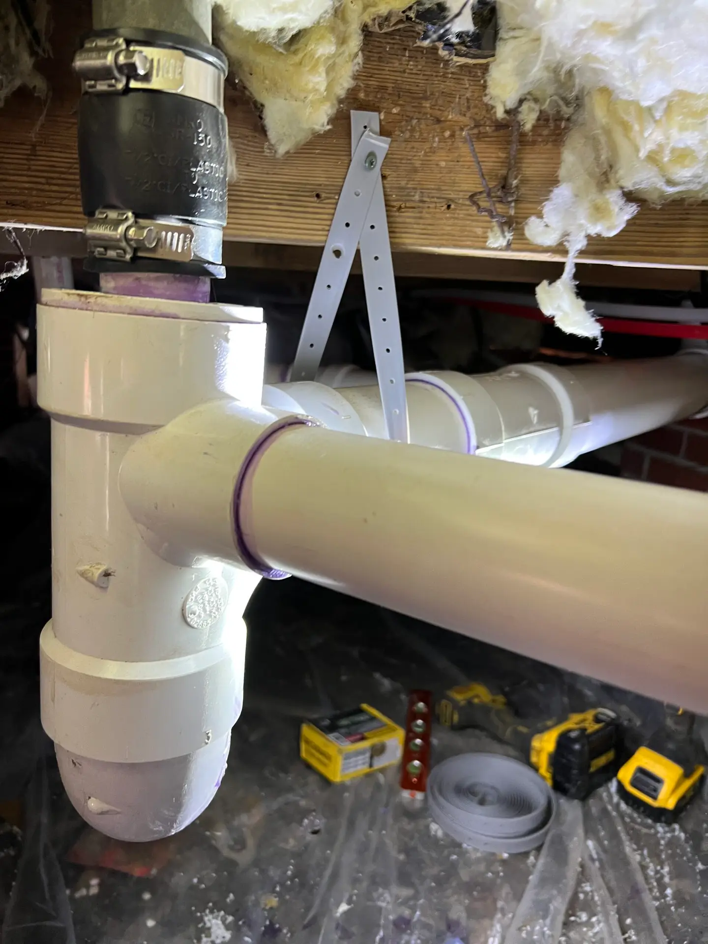Adams Plumbing & Drain Company performing plumbing installation in Canterbury, AL